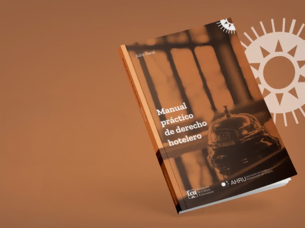 Portada del libro titulado Manual práctico de derecho hotelero.